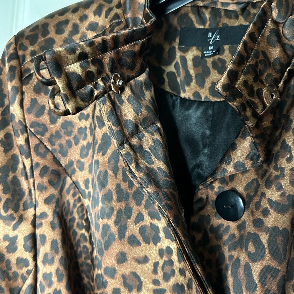 RZ animal print raincoat